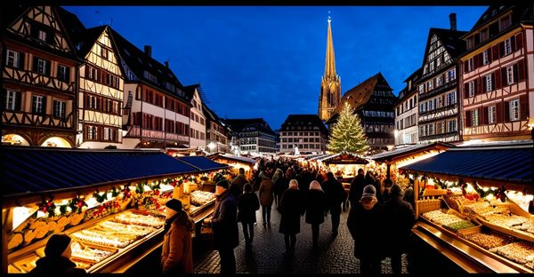 Les marchés de noël à strasbourg : une féerie à ne pas manquer